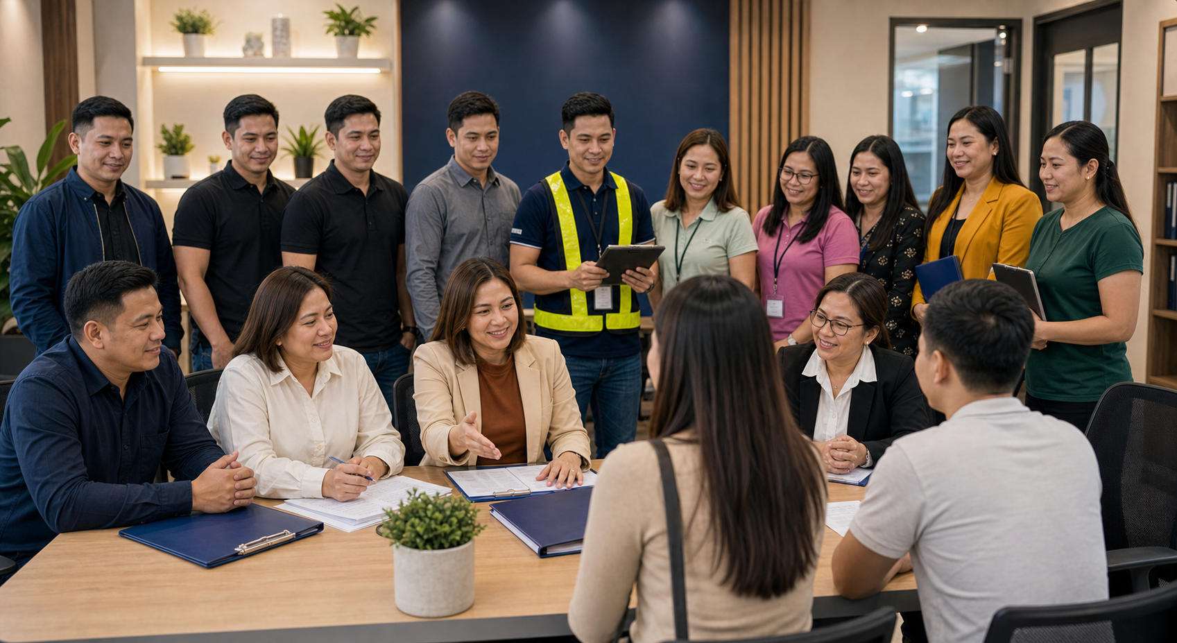 A&P Services Inc. HR team welcoming applicants for staffing support