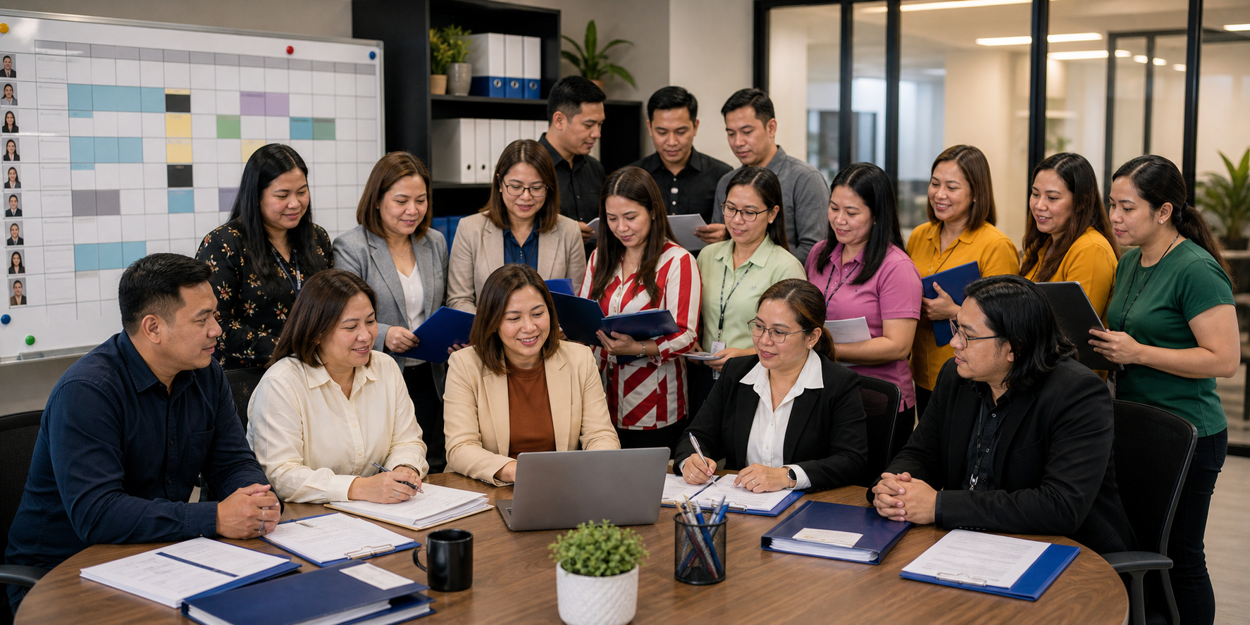 A&P Services Inc. team coordinating replacement manpower support