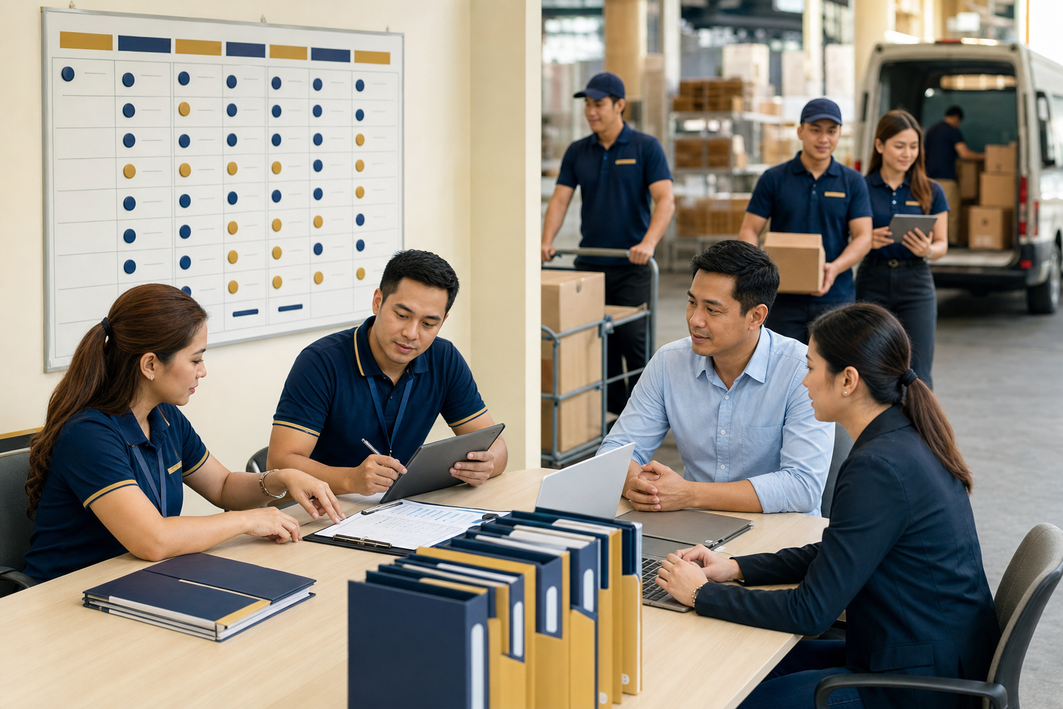 A&P Services Inc. manpower coordination team helping a business stay ready with reliable staffing support